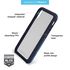 BodyGuardz Trainr Case with Unequal Technology (Navy/Blue) for Apple iPhone X, , large
